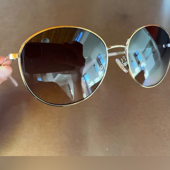 Coach Gold and Brown Sunglasses - Picture 7 of 7